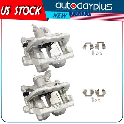 Pair Rear Brake Calipers w/ Bracket For 2010 2011 2012 Land Rover LR4 V8 5.0L - Изображение 1 из 4