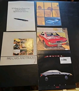 LOT OF 5 1980s & 1990s Toyota & Lexus Car Sales Brochure Catalog - Picture 1 of 24