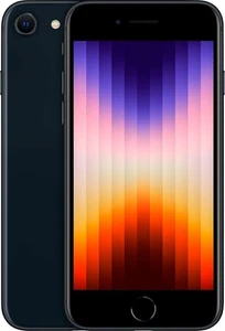 New Apple iPhone SE 3rd Gen (2022) A2782 Black 5G 64GB Factory Unlocked - Picture 1 of 4