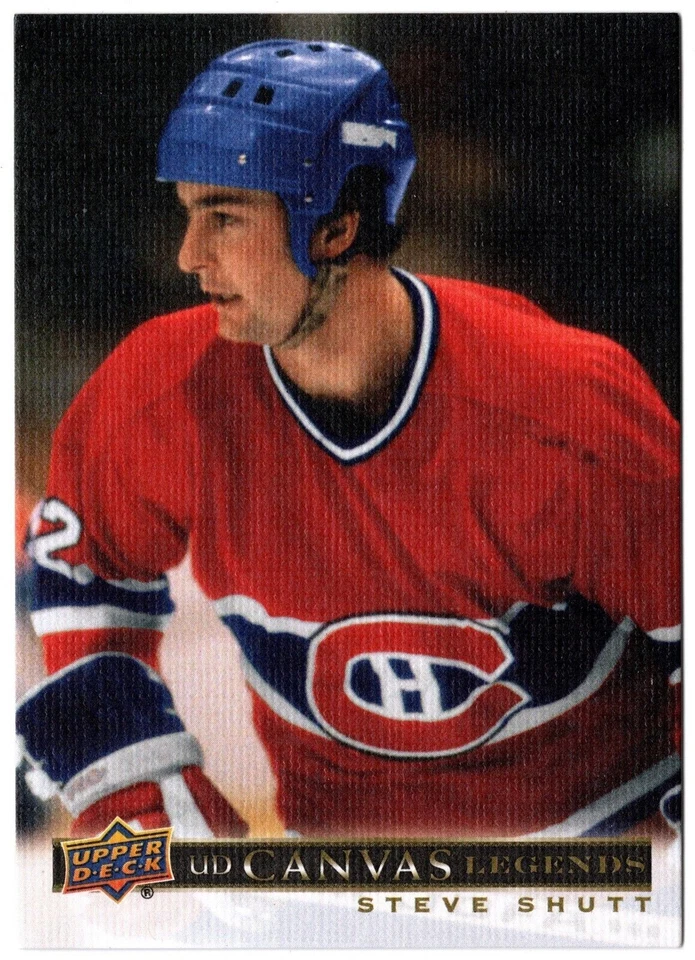 2020-21 SP Signature Edition Legends UD Canvas STEVE SHUTT #C-3 Canadiens - Image 1 of 1