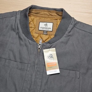 Legendary Whitetails Mens Canvas Cross Trail Work Vest Gray 4XLT Workwear NEW - Picture 1 of 13