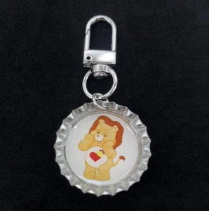 Brave Heart Lion / Zipper Pull / Backpack Charm / Care Bear / Back To School - Picture 1 of 1