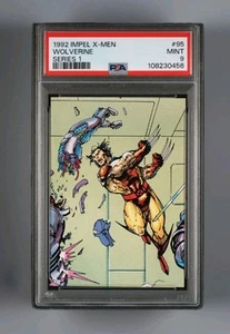 1992 Impel X-Men Serie 1 - #95 Wolverine Serie 1 **PSA GEM 10** - Foto 1 di 3