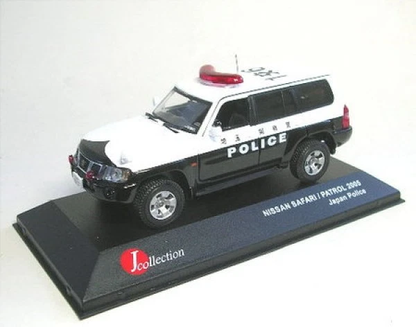 Nissan Safari/Patrol (2005) Japan Police Boxed With Acrylhaube 1:43 J-Collect - Image 1 of 1