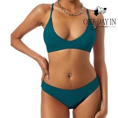 Traje de baño bikini cobertura moderada Zaful talla M Foto 1 de 4