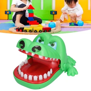 Funny Animal Mouth Bite Finger Pulling Teeth Dentist Toys Family Kids Child BA - Picture 1 of 22