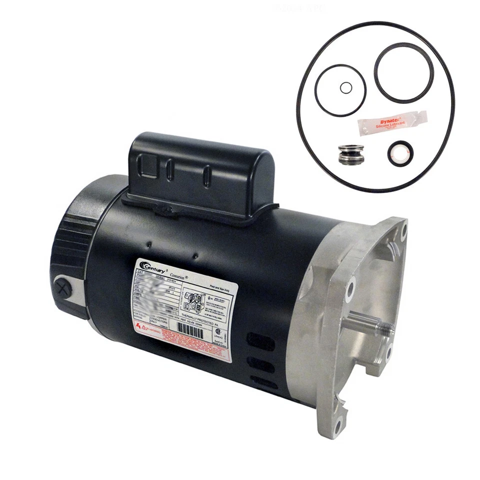 Puri Tech Repl Motor Kit Sta-Rite SuperMax .75HP PHK2RA6D-101L B2852 w/GO-KIT-78 - Image 1 of 1