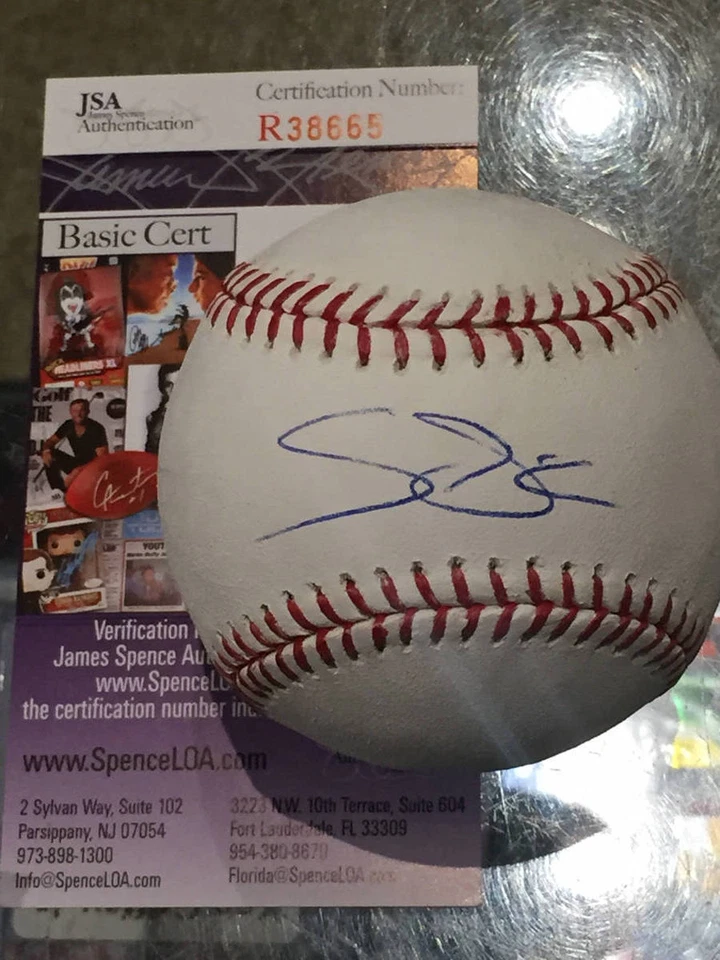 Béisbol automático autografiado firmado por Miguel Sano JSA Foto 1 de 1