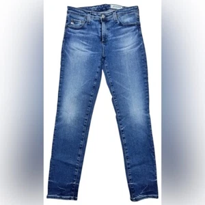 Pantalones de mezclilla Adriano Goldschmied Prima Cigarette lavado claro al tobillo para mujer 27 - Imagen 1 de 13