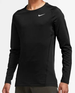 Nike Pro Warm Long Sleeve Top Dri-Fit CU6740-010 Black 2XL XXL Slim Fit - Picture 1 of 11