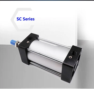 REELEER SC125-75 Bore: 125mm Stroke: 75mm Single Thread Rod Dual Action Air Cylinder