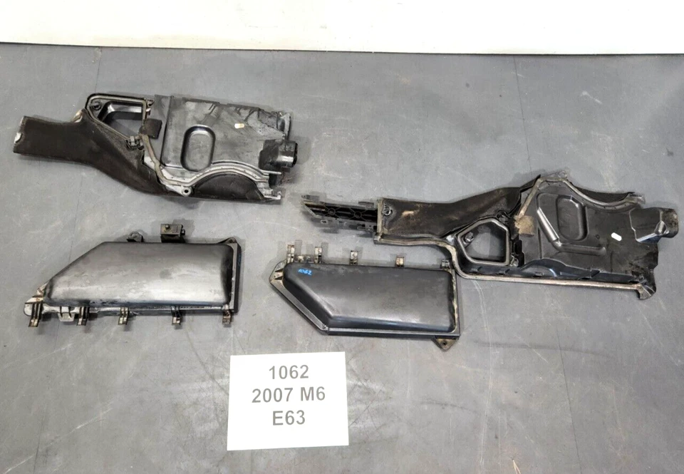 ✅ 04-10 OEM BMW E60 E61 E63 E64 M6 Cabin Air Filter Cowl Housing Lower Upper SET - Image 1 of 4