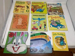 Set 9 Vintage Kinder Bilderbücher bester Buchclub aller Zeiten zufälliges Haus 045 - Bild 1 von 8