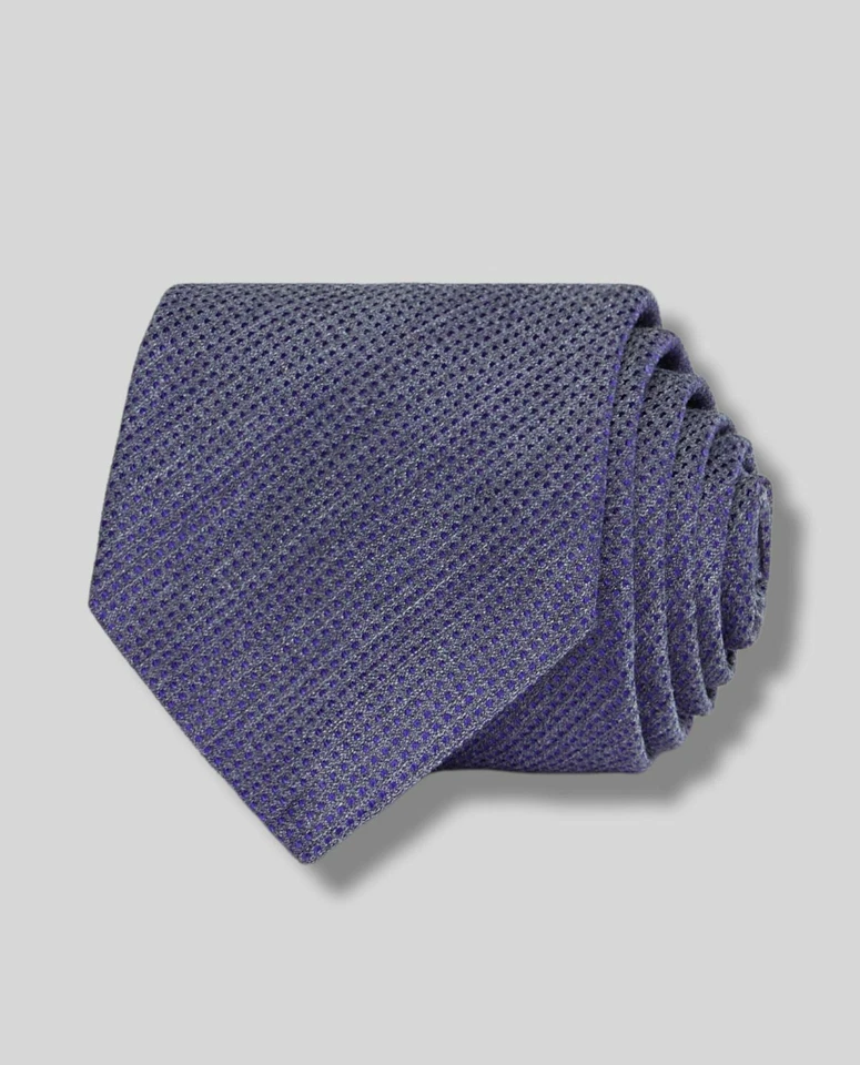 $98 John Varvatos Star USA Men Purple Classic Silk Tie Dress Necktie Italy 59x3 - Image 1 of 1