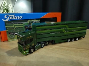Tekno Scania R580 Thomson of Sauchen, Scotland Livestock Transporter. New. Rare - Picture 1 of 16