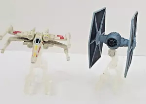 Hot Wheels Star Wars X-Wing Fighter Red Five And Tie Fighter Die Cast Ships 2014 - Picture 1 of 6