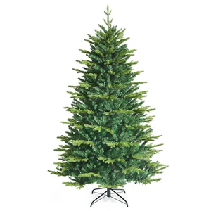 Costway 6' App-Controlled Pre-lit Christmas Tree Multicolor Lights - Picture 1 of 7