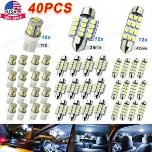 Lexus LED Interior Lights Kit- 40pcs Bulbs for Trunk, Dome & License Plate Lamps - Bild 1 von 8