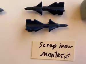 Vintage GI Joe 3 3/4” Loose Accessories Parts Lot #A77 Scrap Iron Missiles - Picture 1 of 1