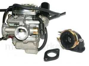 RACING VERGASER 24mm ANSAUGSTUTZEN KOMPLETT für FLEX TECH TOPSPEED 125 - Bild 1 von 7