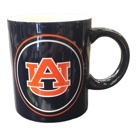 NCAA Auburn Tigers 14-Ounce Sculpted Warm Up Ceramic Mug Cover