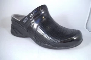NEU MOZO ZOE PAILLETTEN CLOG 9,5 SCHWARZ KOCH GESUNDHEIT MASSAGE BERUF SCHUH 3747 - Bild 1 von 11