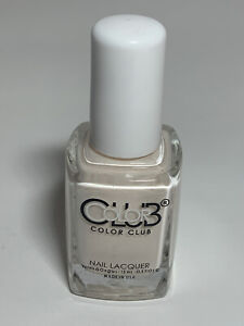 NEW COLOR CLUB NAIL POLISH BONJOUR GIRL LACQUER OFF WHITE