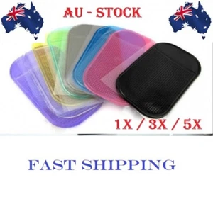 1x/3x/5x CAR DASHBOARD ANTI SLIP MAT NON SLIP STICKY PAD MOBILE PHONE HOLDER - Picture 1 of 10