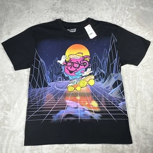 Kool-Aid Oversized Shirt Erwachsene Small schwarz Retro Grafik T-Shirt Kinder Schule 80er - Bild 1 von 7