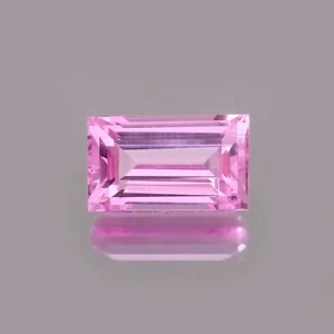 AAA Natürlich Makellos Ceylon Rosa Saphir Locker Baguette Edelstein Schnitt - Bild 1 von 4