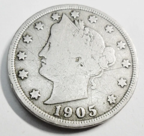 1905 P LIBERTY HEAD "V" NICKEL  SDS  **FREE SHIPPING** Cover