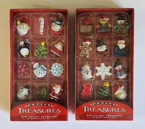 Kurt Adler Petite Treasures Mini Urlaub Ornamente 1,25" Set 2 Boxen mit 24 insgesamt - Bild 1 von 5
