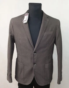 RODA MENS BROWN BLAZER JACKET H10.2B made in ITALY size EU-48 UK-38 - Picture 1 of 11