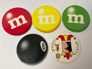 Lot M&M Candy Hawaiian Pog Milk Cap Board Game Joke 8 Ball Promotion Advertising - Picture 1 of 8