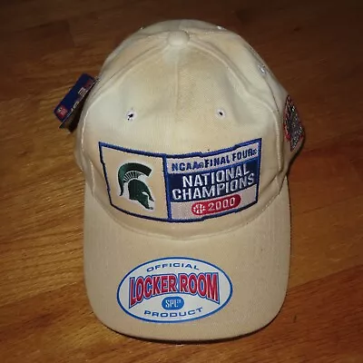 2000 MICHIGAN STATE SPARTANS FINAL FOUR Champions (Adjustable) Cap w/ Tag - Image 1 of 4