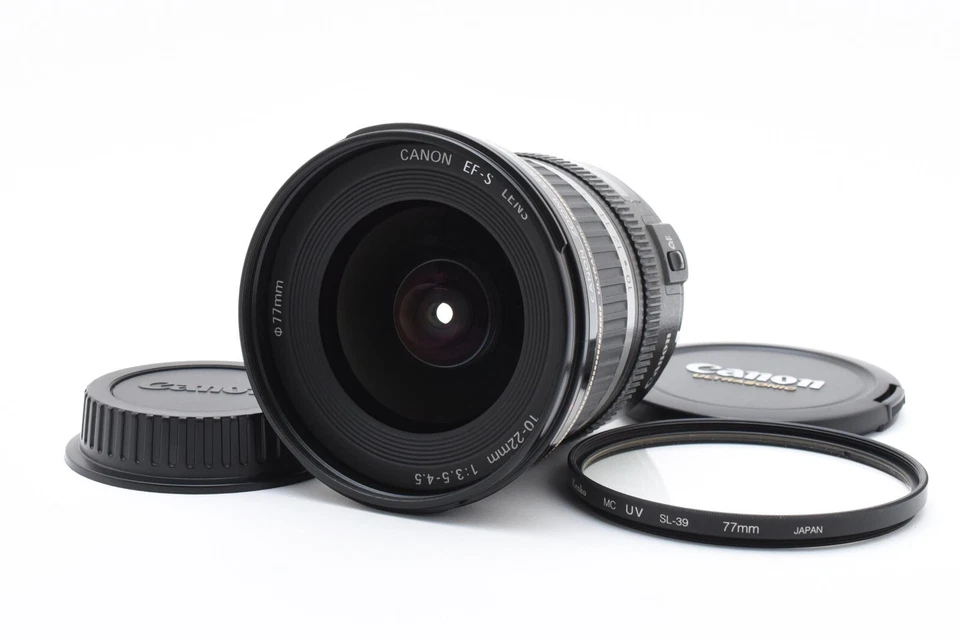 【COMO NUEVO】 Lente zoom gran angular Canon EF-S 10-22 mm F/3,5-4,5 USM SLR de Japón Foto 1 de 4