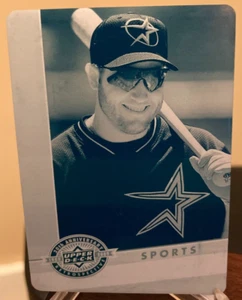 Lance Berkman 2009 UD 20th Anniversary Printing Press Plate Houston Astros - 1/1 - Picture 1 of 2