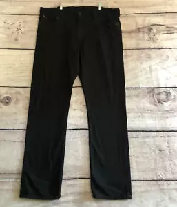 Jeans Vintage Polo Ralph Lauren Hampton Dritto Uomo 40x36 Alto Nero Sbiadito Y2K - Foto 1 di 18