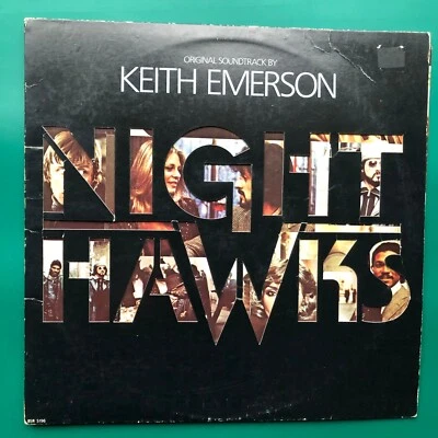 Keith Emerson NIGHTHAWKS Film Soundtrack LP Stallone Rutger Hauer Lindsay Wagner - Image 1 of 4