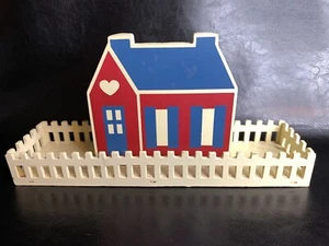 Country Kid Napkin Holder For Napkins & Shakers Table Organizer Vintage Taiwan - Picture 1 of 6