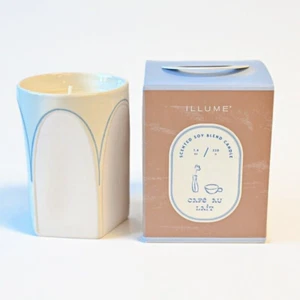 Illume Cafe Au Lait 7.8 Ounce Scented Candle - Retails for $24.00 - Picture 1 of 1