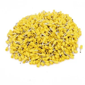 1000pz 16 AWG 1.5mm2 cavo isolato filo estremità terminale ferrule VE1508 Giallo - Imagen 1 de 2