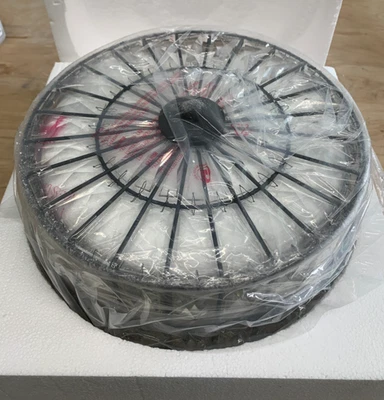 Pottery Barn Adeline Crystal Flush Mount Bronze Small 12.5" diam #1708 READ - Image 1 of 4