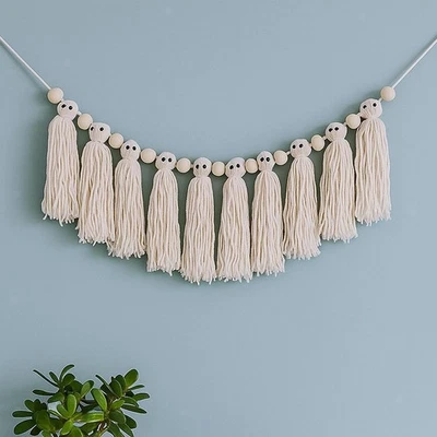 Guirnalda de borlas de Halloween decoración de fiesta foto utilería decoración del hogar decorativa Foto 1 de 4