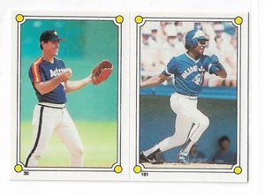 1987 TOPPS STICKER HARD BACK Tony Fernandez/Phil Garner #191-30 Blue Jays Astros - Picture 1 of 2