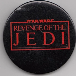 REVENGE OF THE JEDI BOTÓN RARO VINTAGE AÑOS 80 COMO NUEVO NUNCA USADO - Imagen 1 de 1