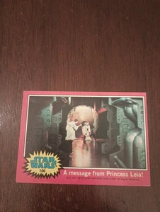 1977 Topps Star Wars (2nd Series) #106 Message From Leia  (VG-EX) - Picture 1 of 2