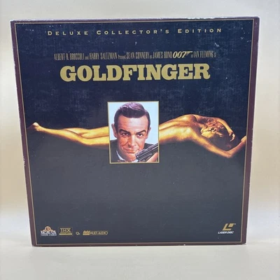 James Bond 007 Goldfinger Deluxe Collector’s Edition LaserDisc LD 3-Disc Set - Image 1 of 4