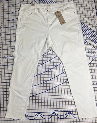 Levi’s 721 High Rise Skinny Jeans White Women’s Size 24W Denim Pants - Image 1 of 4