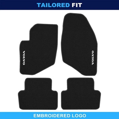 适用于沃尔沃 V70 2004 - 2007 优质地毯丝绒汽车脚垫衬里 — 第 1/4 张图片